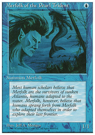 Merfolk of the Pearl Trident (4th Edition) Medium Play