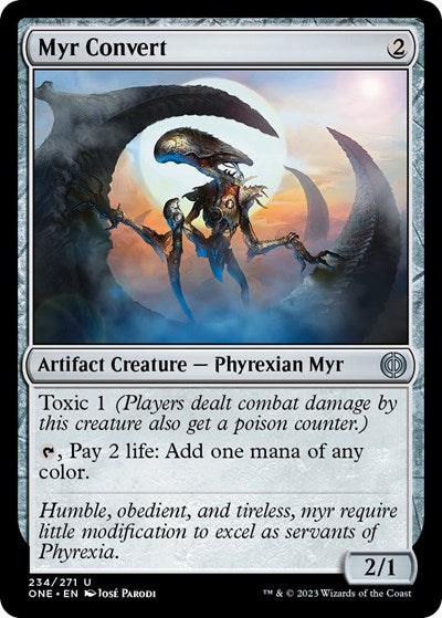Myr Convert (Phyrexia: All Will Be One) Damaged / Poor