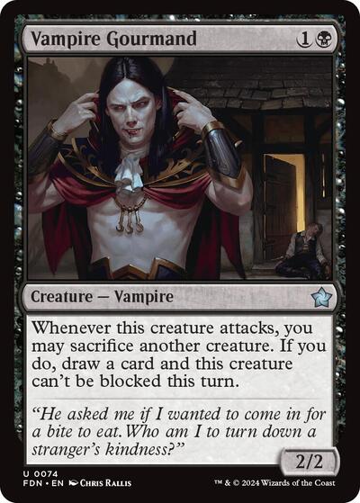 Vampire Gourmand (Foundations) Light Play Foil
