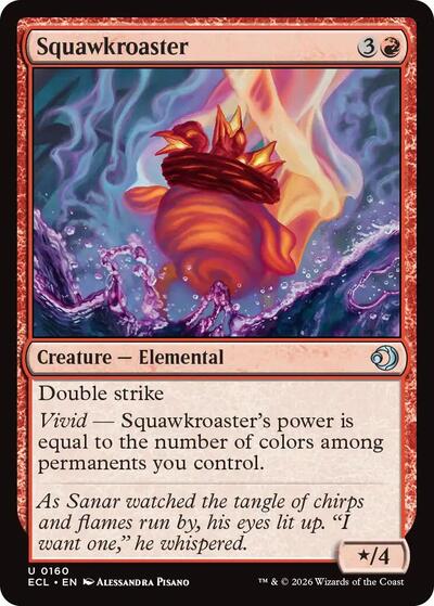 Squawkroaster (Lorwyn Eclipsed) Light Play Foil