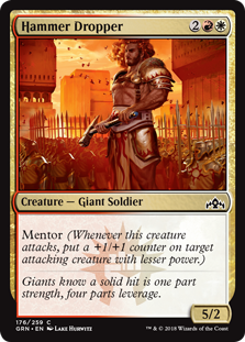 Hammer Dropper (Guilds of Ravnica) Light Play
