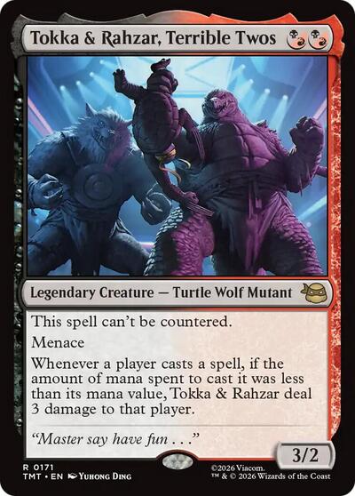 Tokka & Rahzar, Terrible Twos (Teenage Mutant Ninja Turtles) Light Play