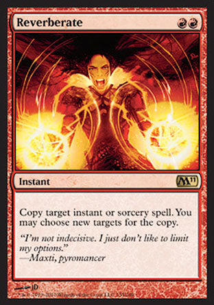 Reverberate (Magic 2011 Core Set) Light Play
