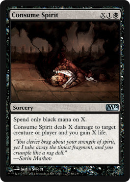 Consume Spirit (Magic 2012 Core Set) Light Play