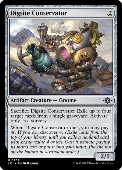 Digsite Conservator (The Lost Caverns of Ixalan) Light Play Foil