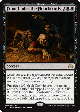 From Under the Floorboards (Shadows Over Innistrad) Light Play