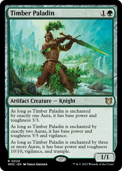 Timber Paladin (Commander: Wilds of Eldraine) Light Play