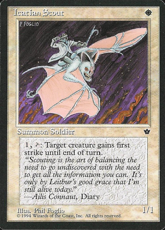 Icatian Scout (Foglio) (Fallen Empires) Light Play