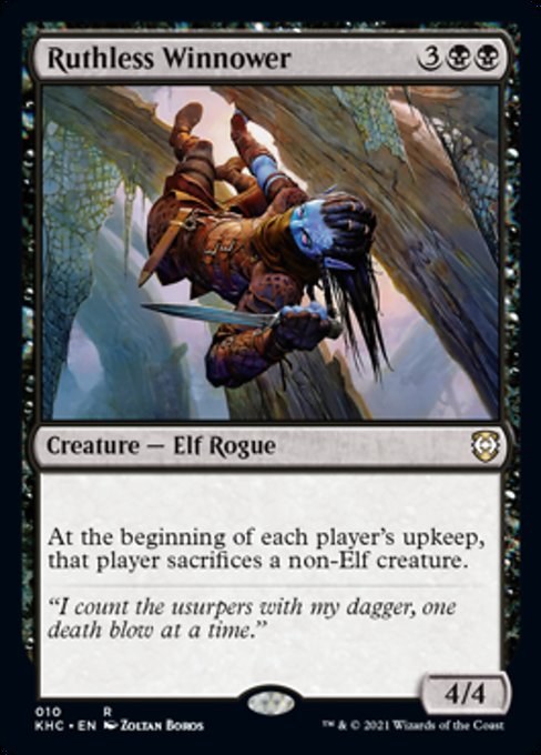 Ruthless Winnower (Commander 2021 Kaldheim) Light Play