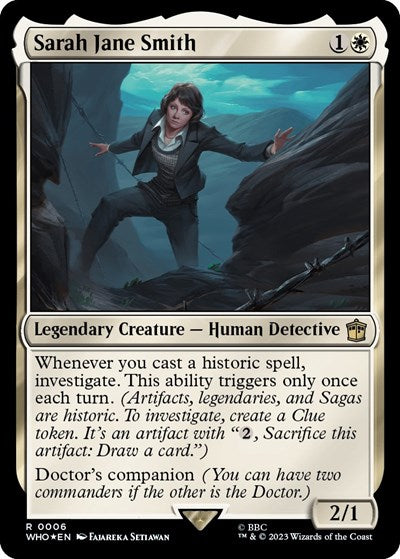 Sarah Jane Smith (Universes Beyond: Doctor Who) Light Play Foil