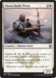 Abzan Battle Priest (Khans of Tarkir) Light Play