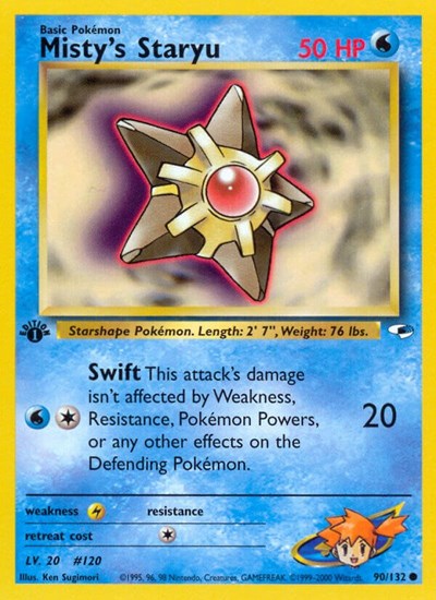Misty's Staryu (Gym Heroes) Medium Play Unlimited