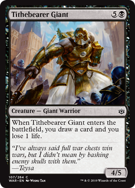 Tithebearer Giant (War of the Spark) Light Play