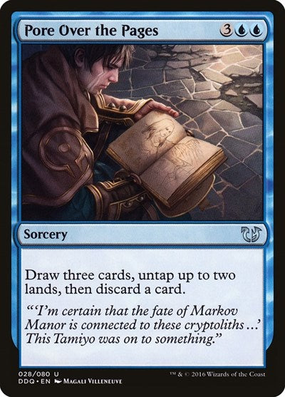 Pore Over the Pages (Duel Decks: Blessed vs Cursed) Light Play