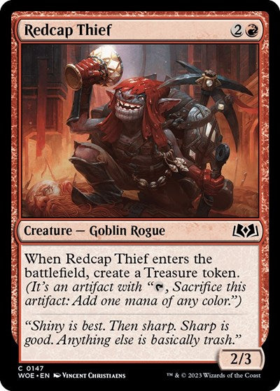 Redcap Thief (Wilds of Eldraine) Light Play Foil