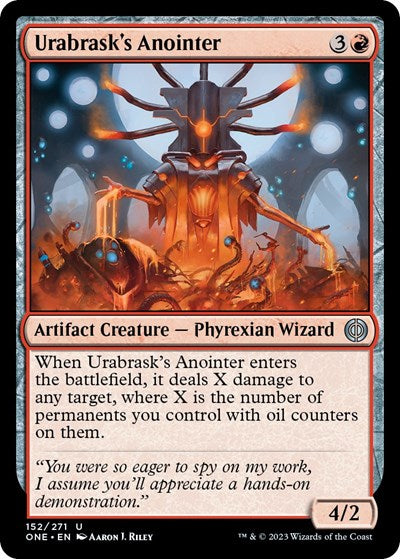 Urabrask's Anointer (Phyrexia: All Will Be One) Light Play Foil