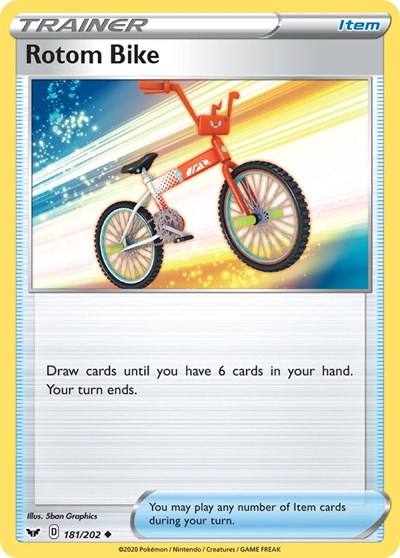 Rotom Bike (SWSH01: Sword & Shield Base Set) Medium Play