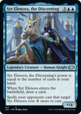 Syr Elenora, the Discerning (Jumpstart 2022) Damaged / Poor