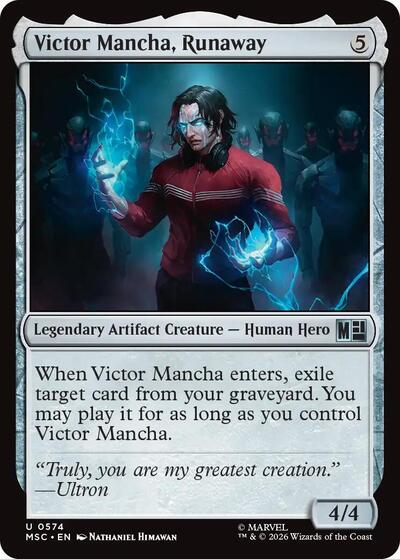 Victor Mancha, Runaway (Commander: Marvel Super Heroes) Light Play