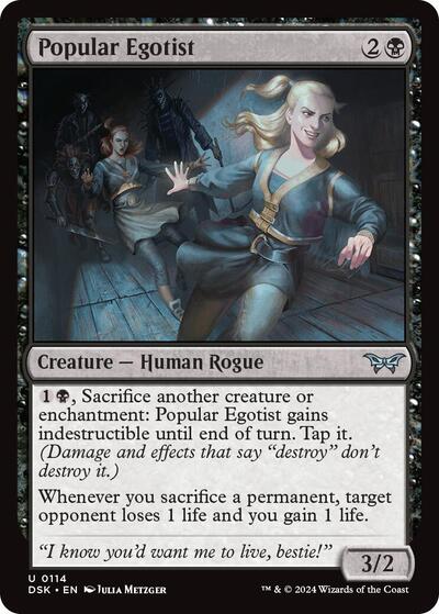 Popular Egotist (Duskmourn: House of Horror) Light Play