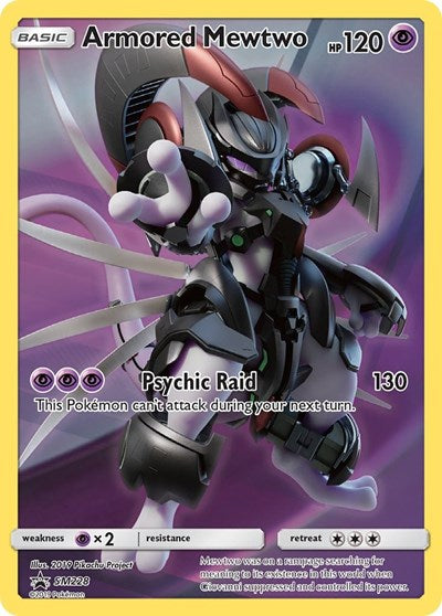 Armored Mewtwo - SM228 (SM Promos) Light Play Holofoil