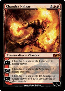 Chandra Nalaar (Magic 2010 Core Set) Light Play