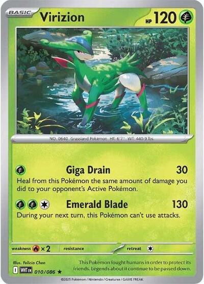 Virizion (SV: White Flare) Light Play Holofoil