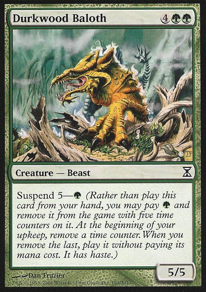 Durkwood Baloth (Time Spiral) Light Play
