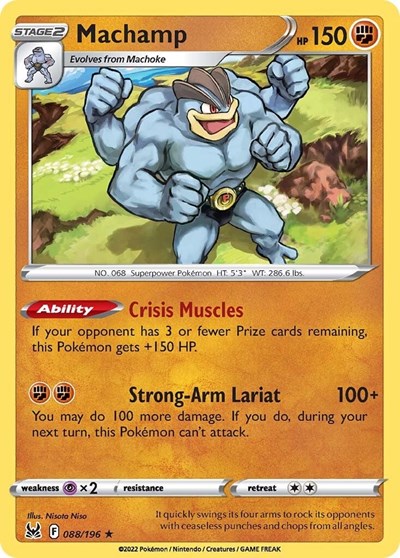 Machamp (SWSH11: Lost Origin) Light Play Holofoil