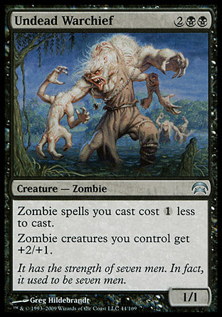 Undead Warchief (Planechase) Light Play