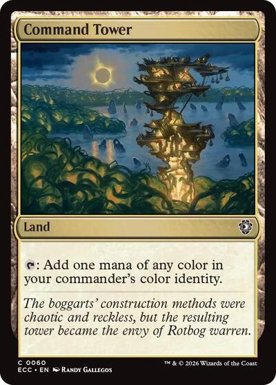 Command Tower (0060) (Commander: Lorwyn Eclipsed) Light Play