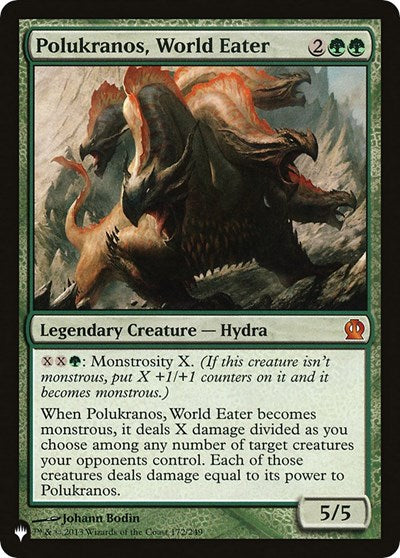 Polukranos, World Eater (The List) Light Play