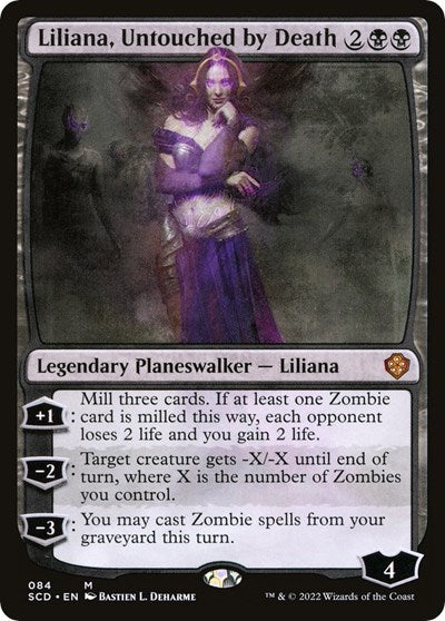 Liliana, Untouched by Death (Commander 2022 Starter Decks) Light Play