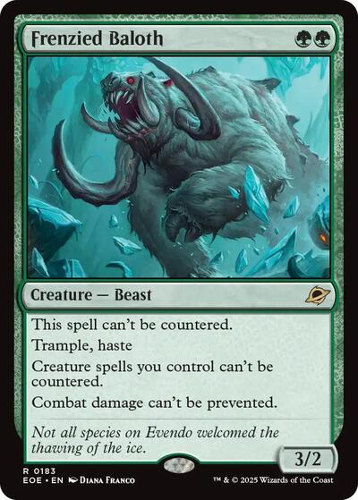 Frenzied Baloth (Edge of Eternities) Light Play Foil