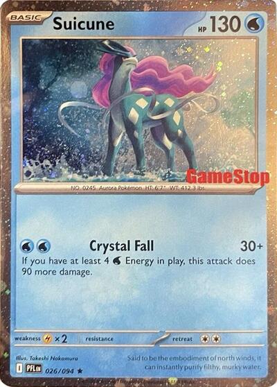 Suicune (Cosmos Holo) (Gamestop Exclusive) (Miscellaneous Cards & Products) Near Mint Holofoil