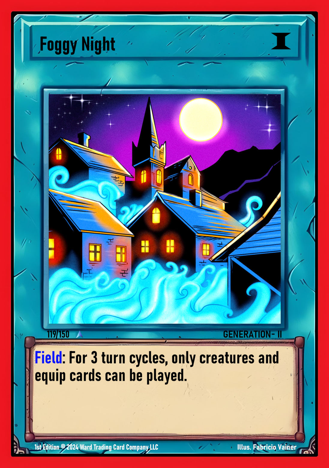 119 Foggy Night FOIL - Rare