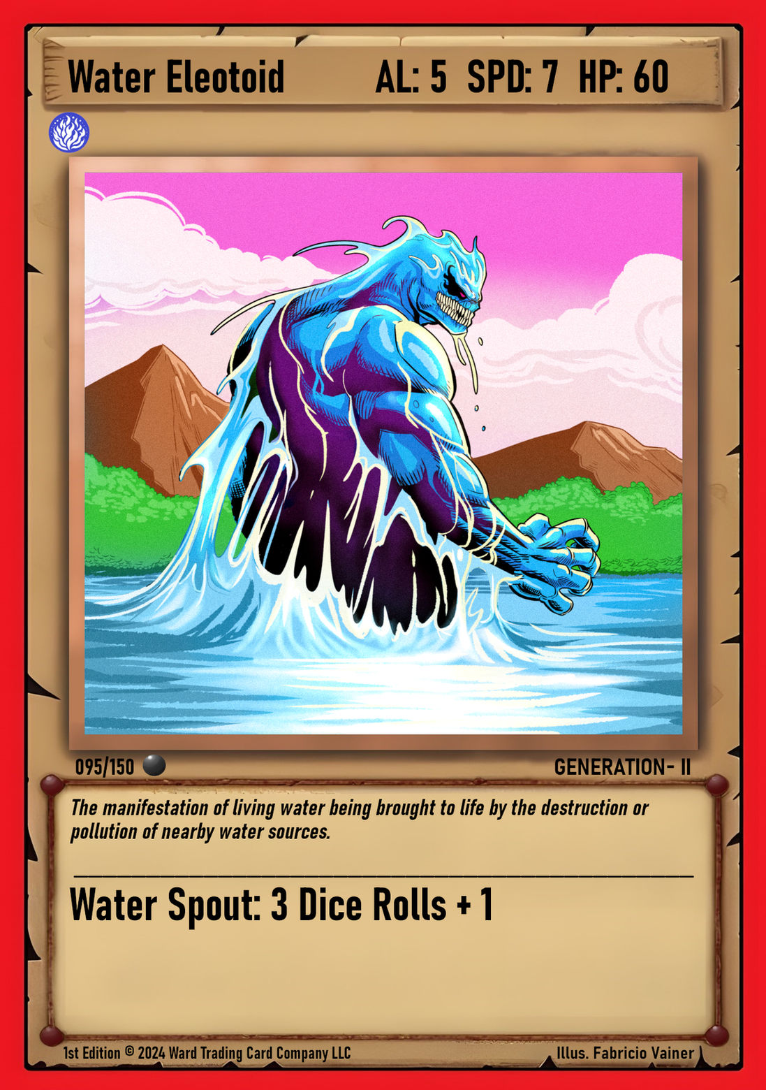 095 Water Eleotoid FOIL - Common