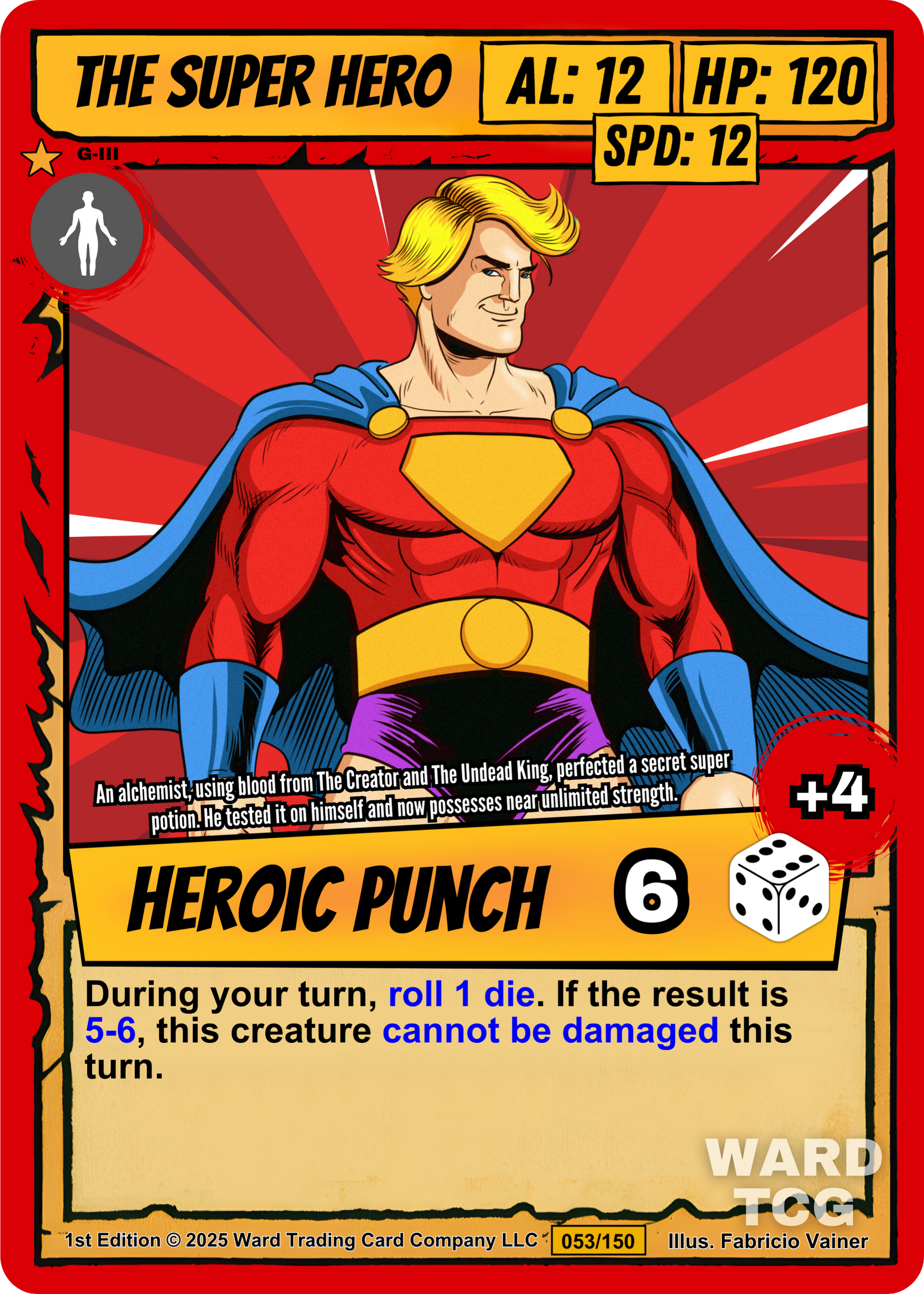 053 The Super Hero Alt Art - Legendary