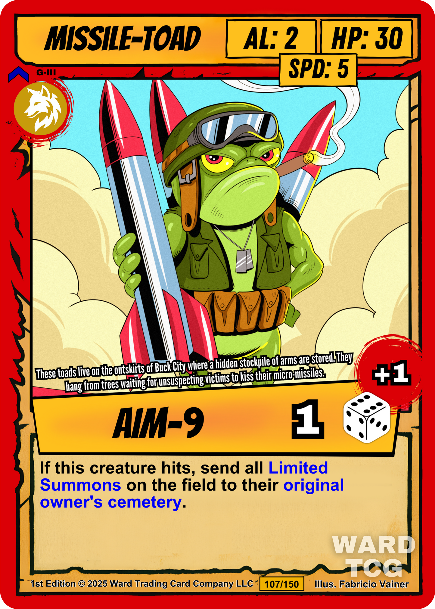 107 Missile-Toad FOIL - Rare