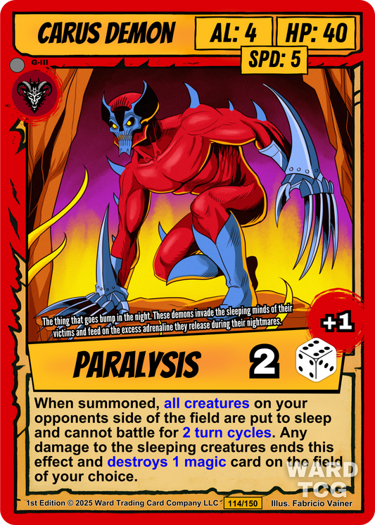 114 Carus Demon FOIL - Common