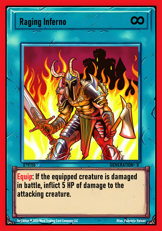 079 Raging Inferno FOIL - Rare