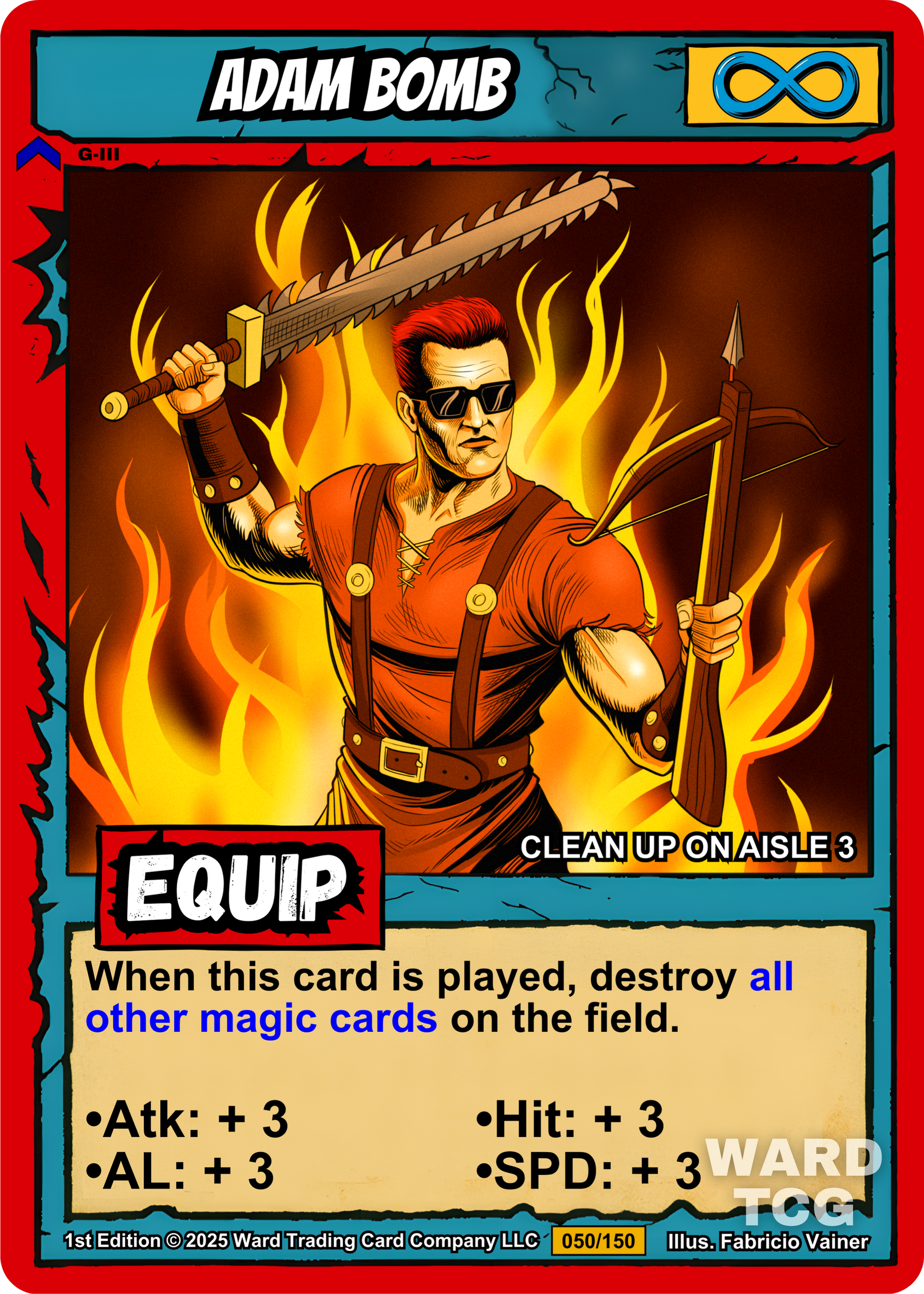 050 Adam Bomb FOIL - Rare