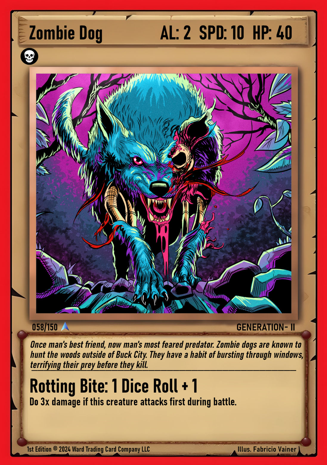 058 Zombie Dog - Rare