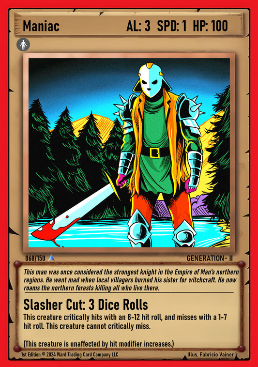 068 Maniac FOIL - Rare