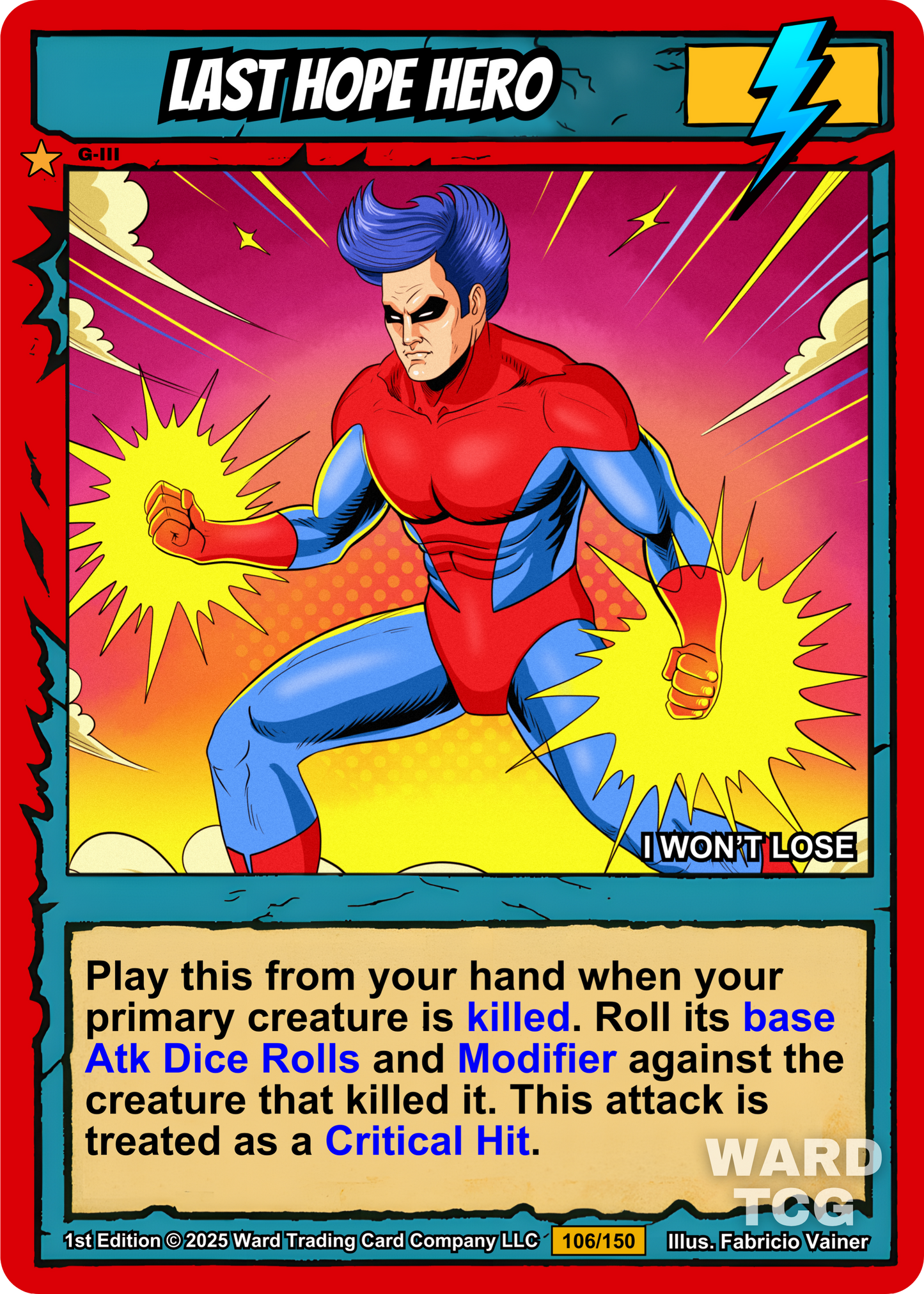 106 Last Hope Hero - Legendary