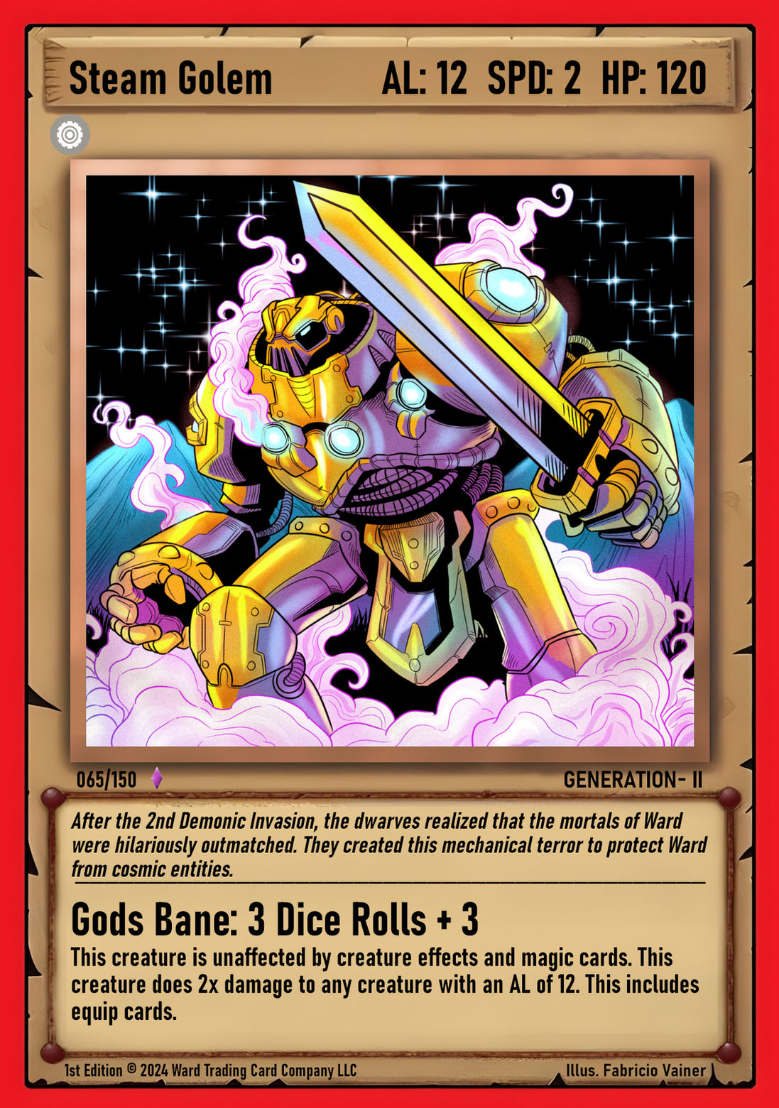 065 Steam Golem FOIL - Epic