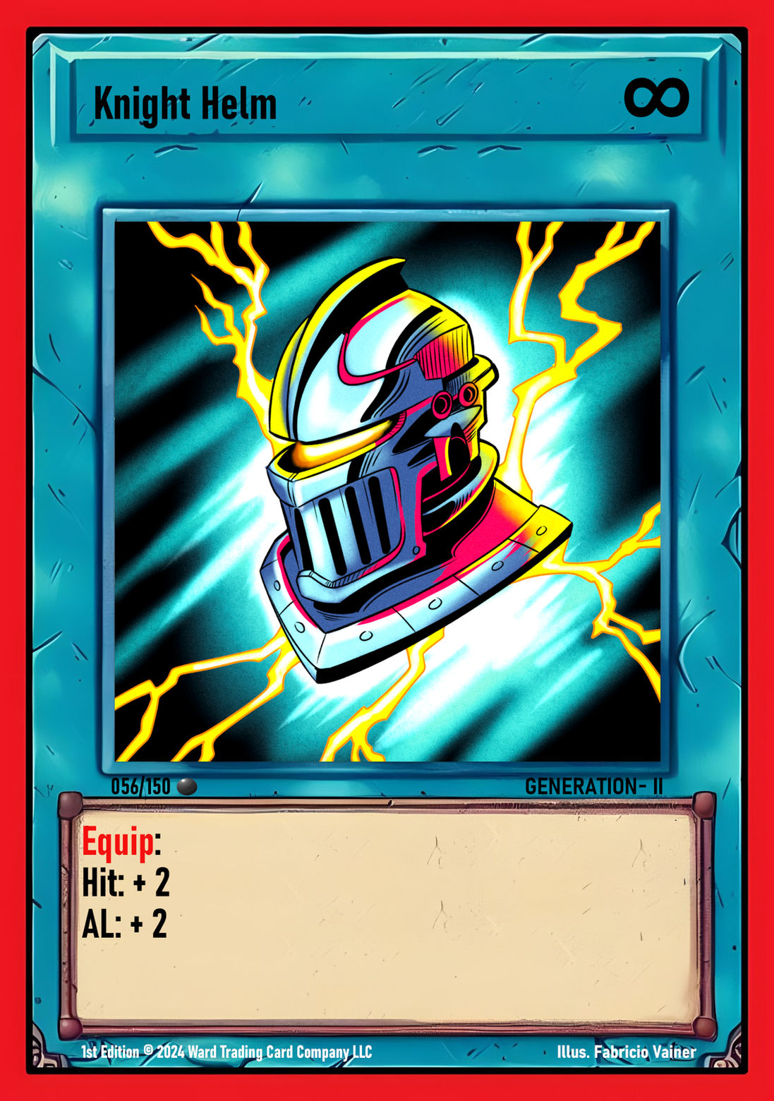 056 Knight Helm FOIL - Common