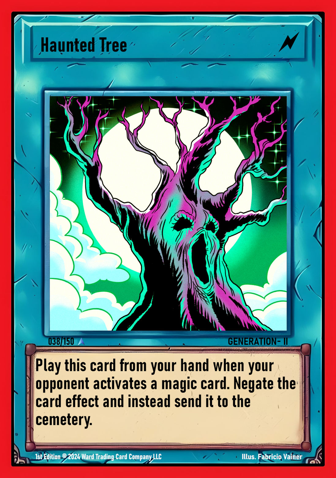 038 Haunted Tree FOIL - Rare