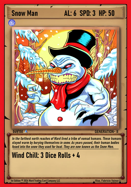 049 Snow Man - Rare