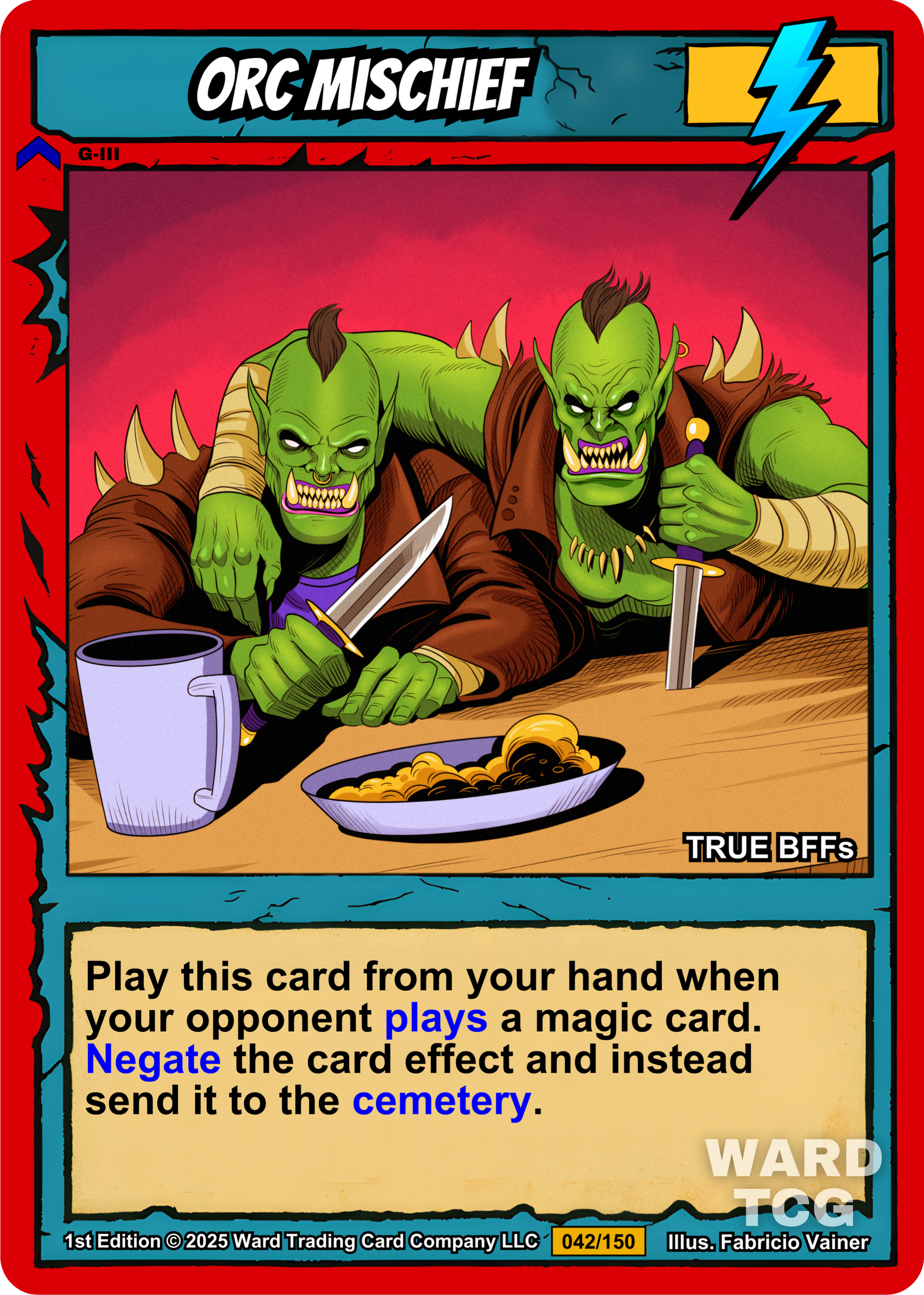 042 Orc Mischief FOIL - Rare